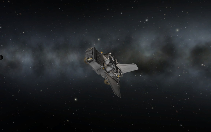 Illustration for article titled One Kerbal Player Launched The Silliest Car in History Into Space